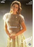Ladies Knitting Pattern Ladies Mohair Short Sleeve Sweater Mohair Top 28-38 inch 10 Ply Mohair Womens Knitting Pattern PDF Instant Download