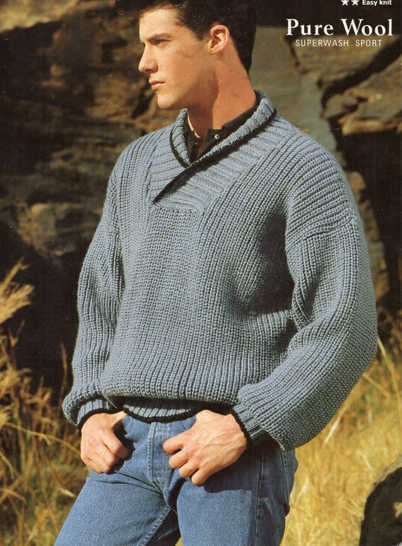 Fisherman knit store sweater pattern