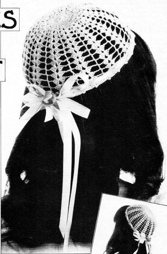 Vintage Crochet Juliet Cap Crochet 