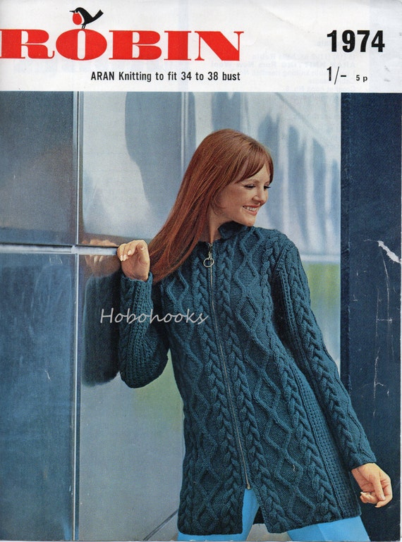 ladies aran knitting patterns
