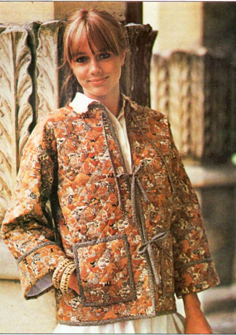 Womens Quilted Jacket Sewing Pattern PDF Chart Instructions to Etsy UK Gallery quilted hooded jacket regular petite