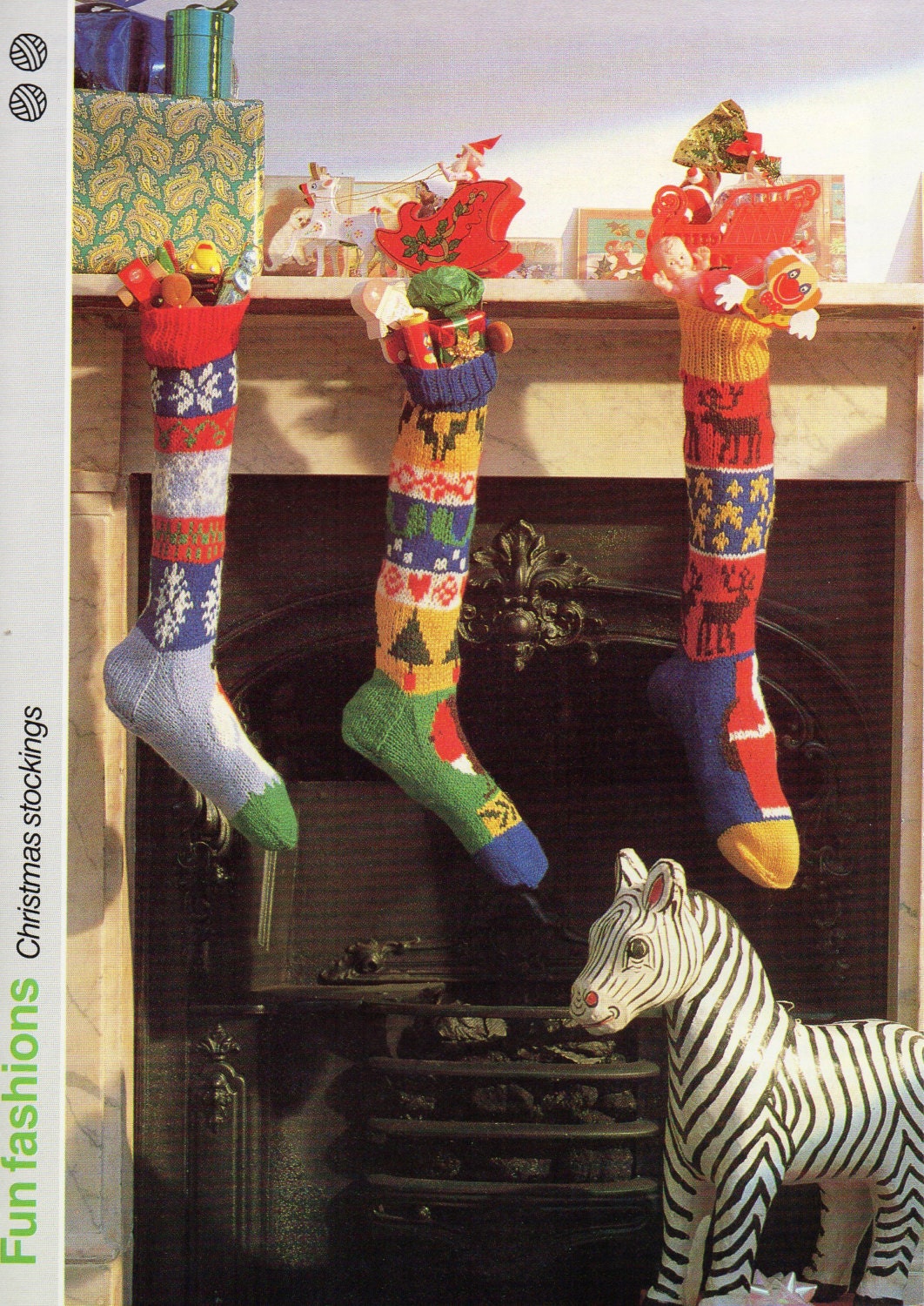 Christmas Stocking Knitting Pattern Pdf 3 Styles With Charts DK Light ...