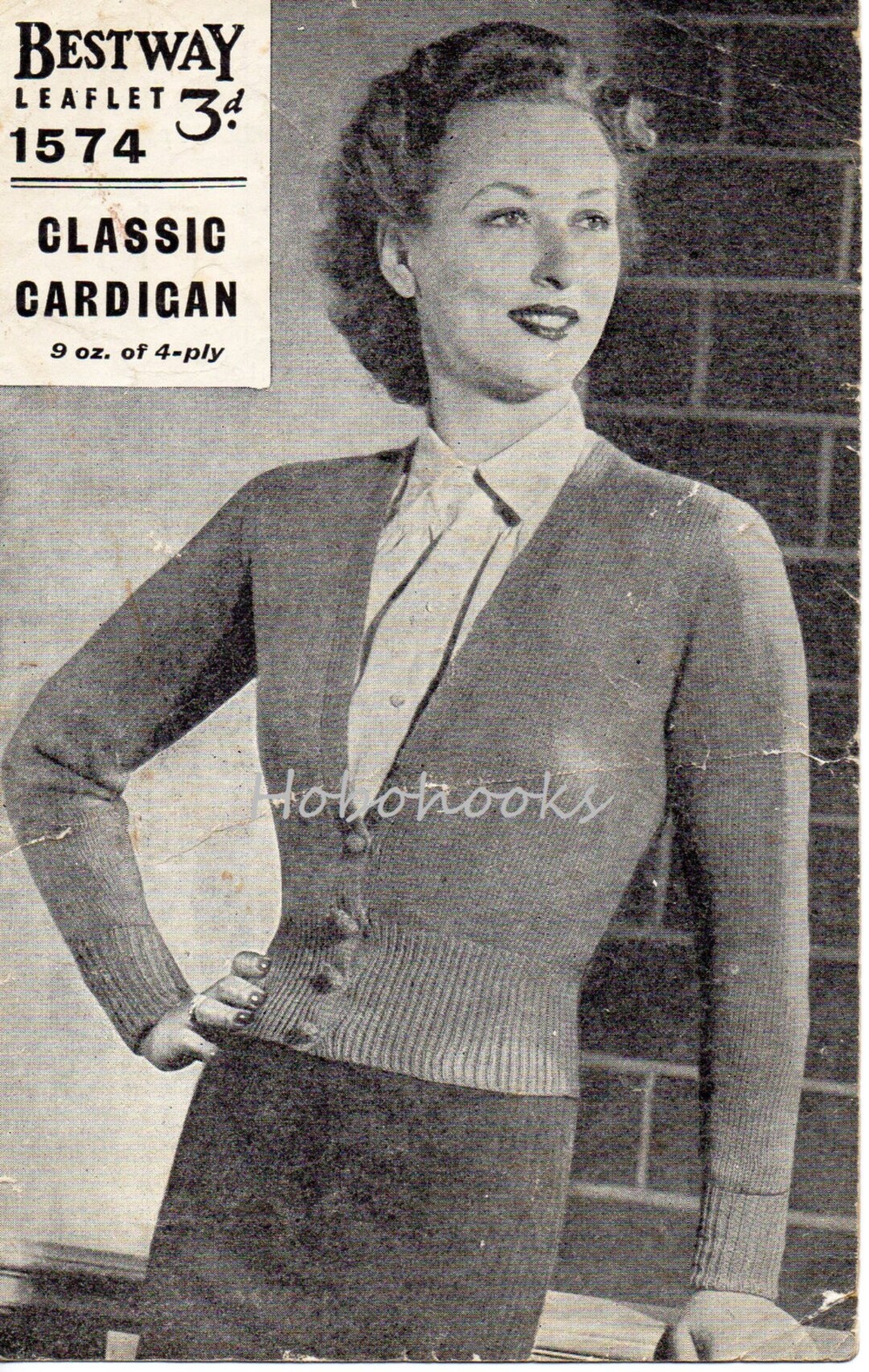 Vintage Womens Cardigan Knitting Pattern Pdf Ladies Long V - Etsy