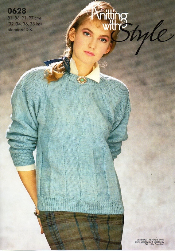 ladies round neck jumper