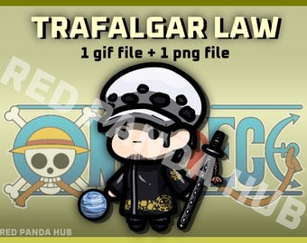 Chibidi - One Piece - Trafalgar Law (1 gif and 1 png)
