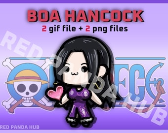 Chibidi - One Piece - Boa Hancock (2 gif and 2 png)