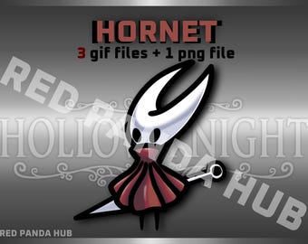 Chibidi - Hollow Knight - Hornet (3 gifs and 1 png)