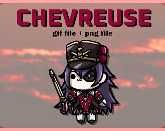 Chibi Animation - Genshin Impact - Chevreuse (gif and png)