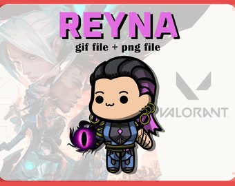 Chibi Animation - Valorant - Reyna (gif and png)