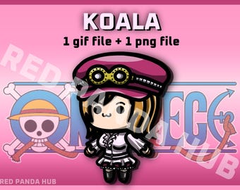 Chibidi - One Piece - Koala (1 gif and 1 png)