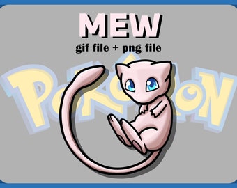 Chibi Animation - Pokemon - Mew (gif and png)