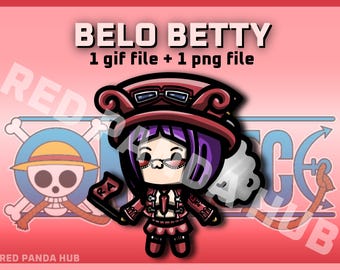 Chibidi - One Piece - Belo Betty (1 gif and 1 png)