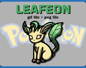 Chibi Animation - Pokemon - Leafeon (gif and png)
