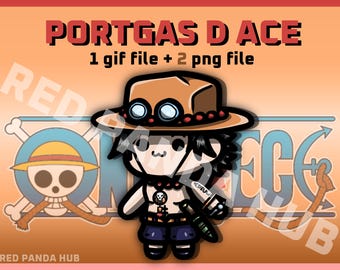 Chibidi - One Piece - Portgas D Ace (1 gif and 2 png)
