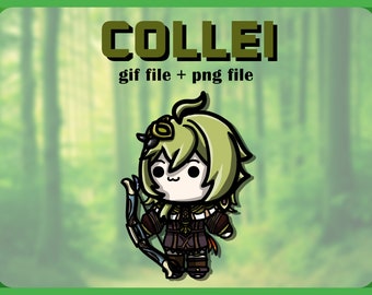Chibi Animation - Genshin Impact - Collei (gif and png)