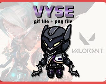 Chibi Animation - Valorant - Vyse (gif and png)