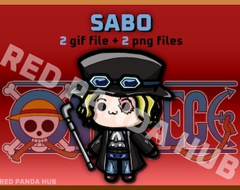 Chibidi - One Piece - Sabo (2 gif and 2 png)