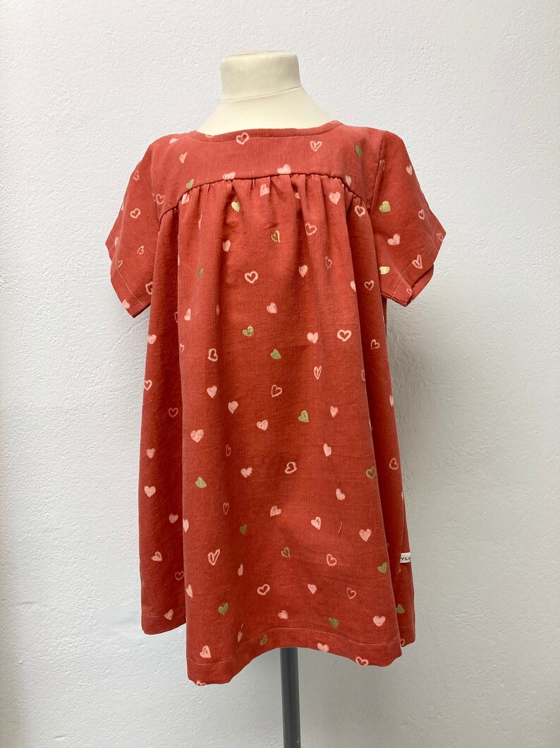 Dress in babycord size 4-5 years