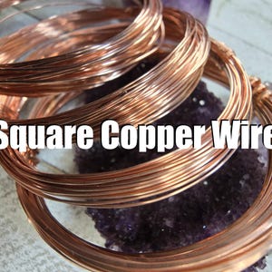 Square Copper Wire for Jewelry Making