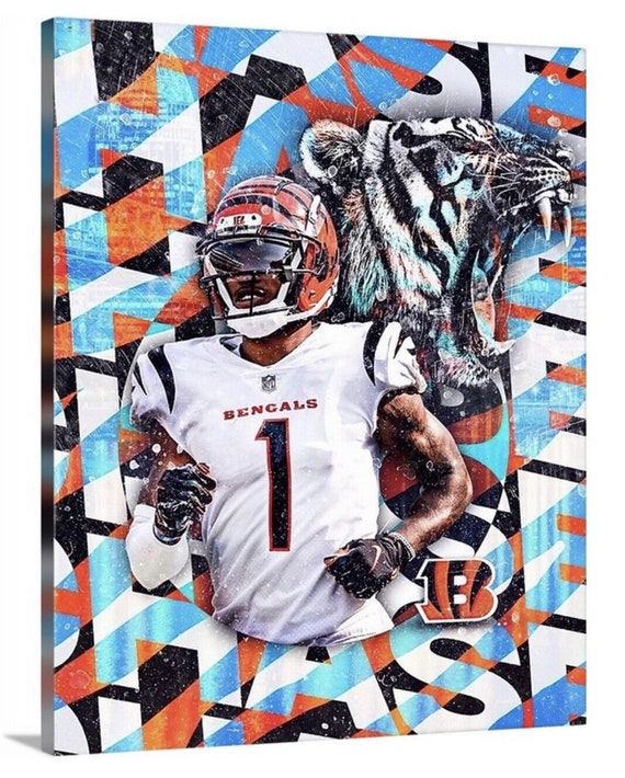 Ja’marr Chase Canvas 16x20 Cincinnati Bengals