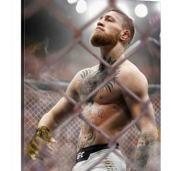 Conor McGregor UFC Canvas 16X20 Wall Art Painting Mancave MMA Print Champ Irish