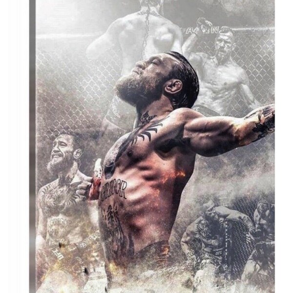 Conor McGregor UFC 246 Canvas 30x40 Wall Art Painting Mancave MMA Boxing Fight