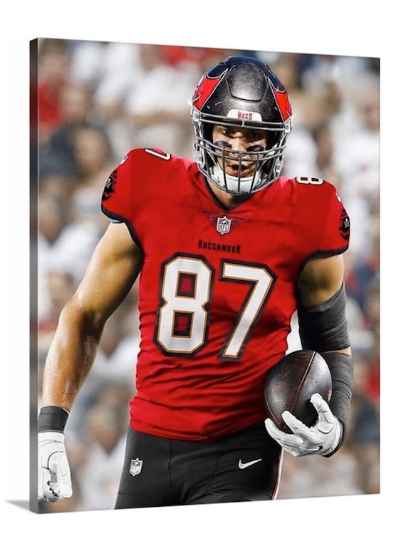 Rob Gronkowski Tampa Bay Buccaneers Canvas 16x20 F