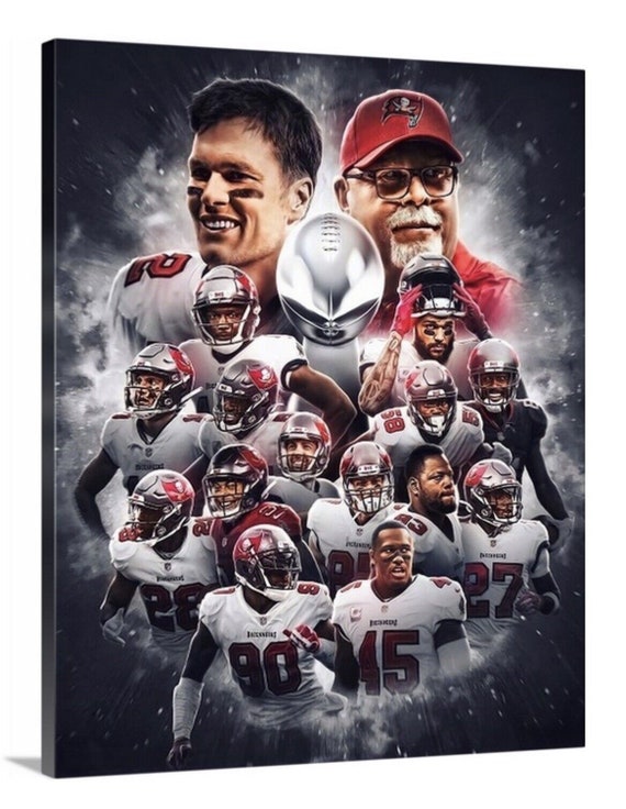 Tampa Bay Buccaneers Canvas 16x20 SuperBowl Champi