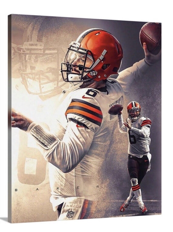 Baker Mayfield Canvas 16x20 Cleveland Browns NFL Q