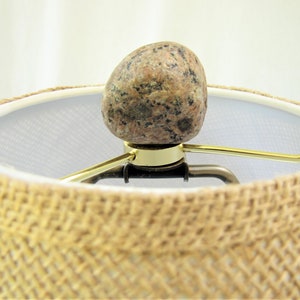 Finial, Lamp Finial, Lamp Topper, Lamp Shade Rock Finial, Stone Finial