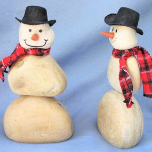 Snowman Made Of Stone With Black Hat Rock Snowman Stone Etsy Snowman Made Of Stone With Black Hat Rock Snowman Stone Etsy