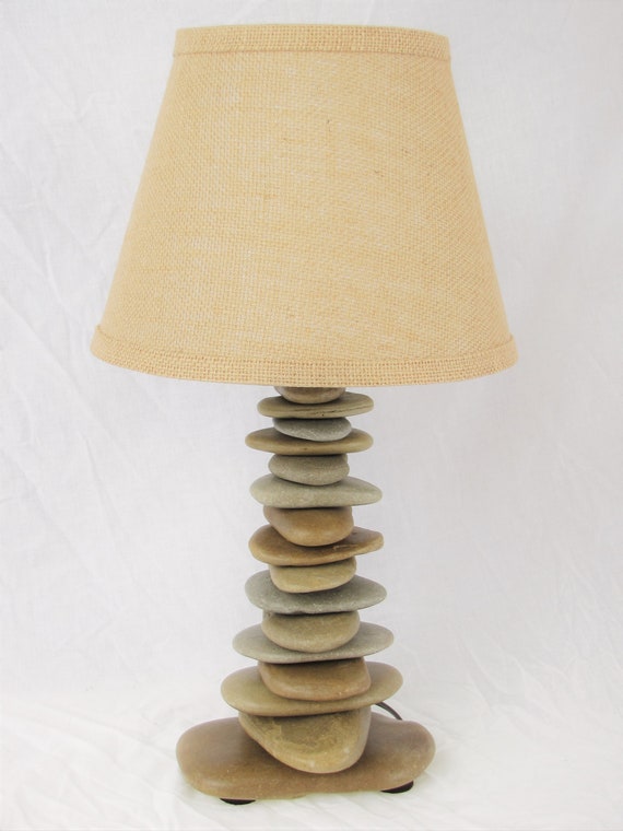 Stacked cheap stone lamp