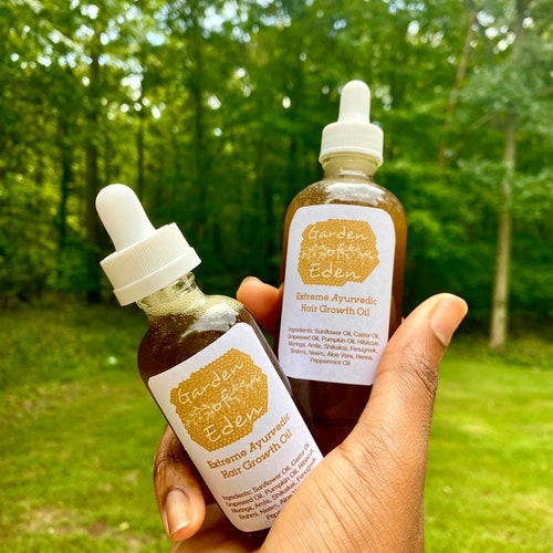 Hair Growth Oil Ayurvedic Natural Hair Alopecia Treatment Etsy