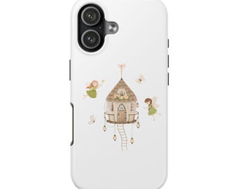 Fairy Treehouse Phone Case | Cute Woodland Fairy Illustration | iPhone 17