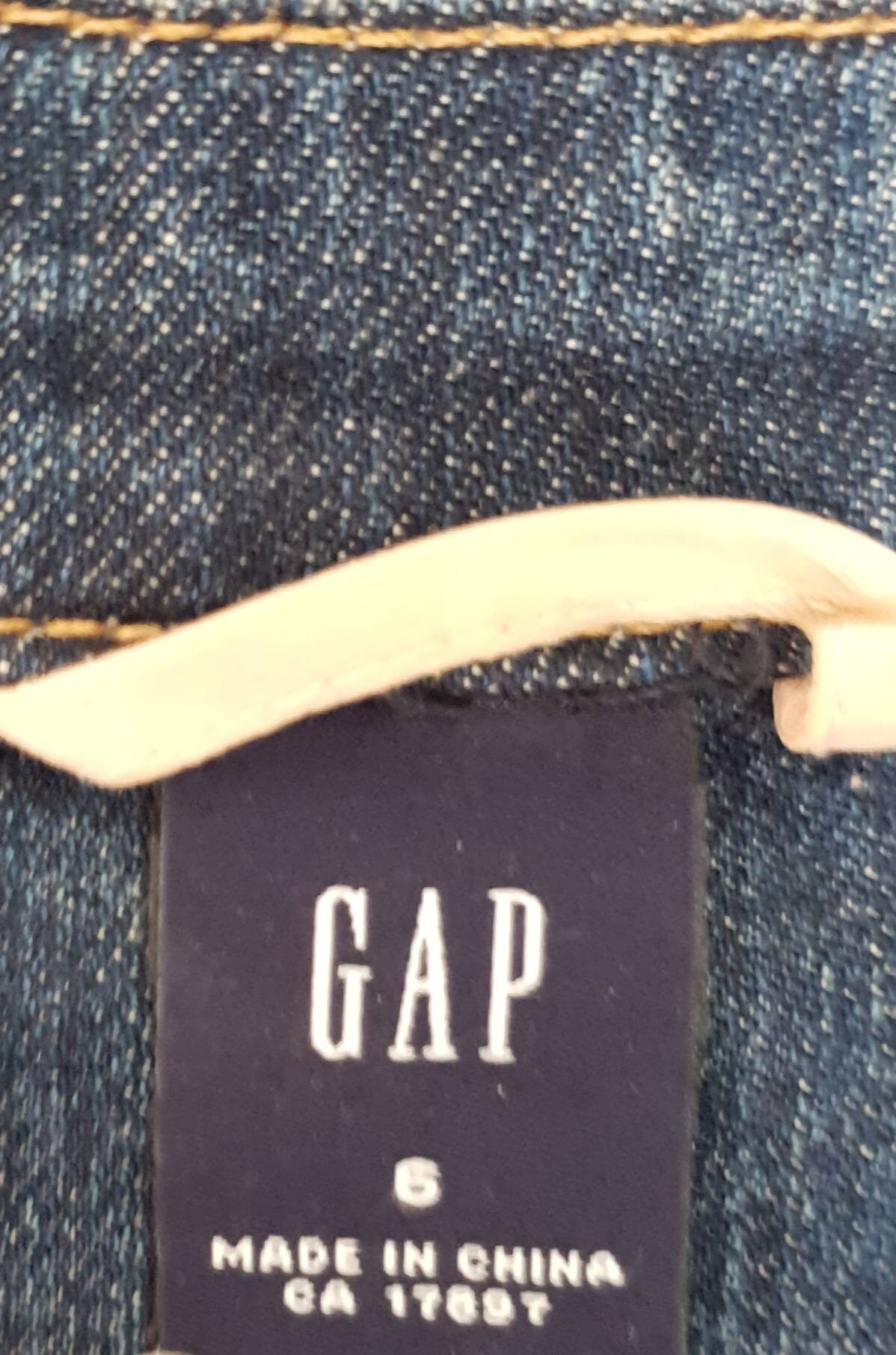 Gap Denim Jacket Vintage Denim Fitted Vintage Jacket Womens | Etsy