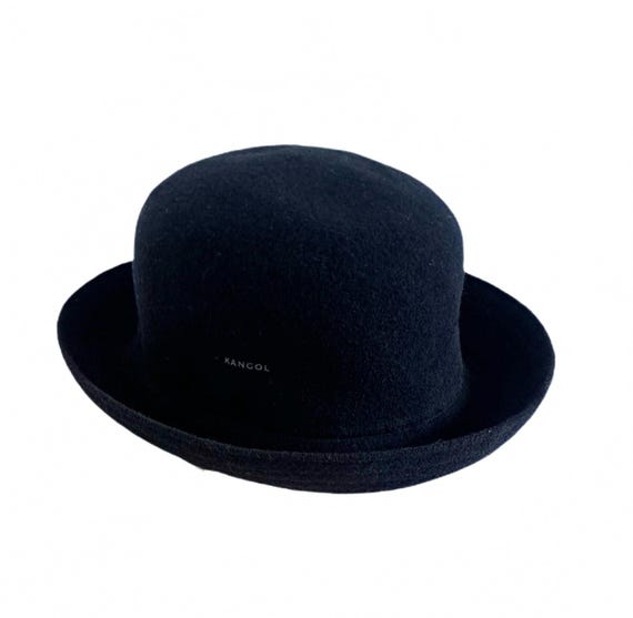 VINTAGE Kangol  Navy Blue Wool Hat KANGOL Size L Navy Wool Hats – Sui Generis Designer Consignment main image 2