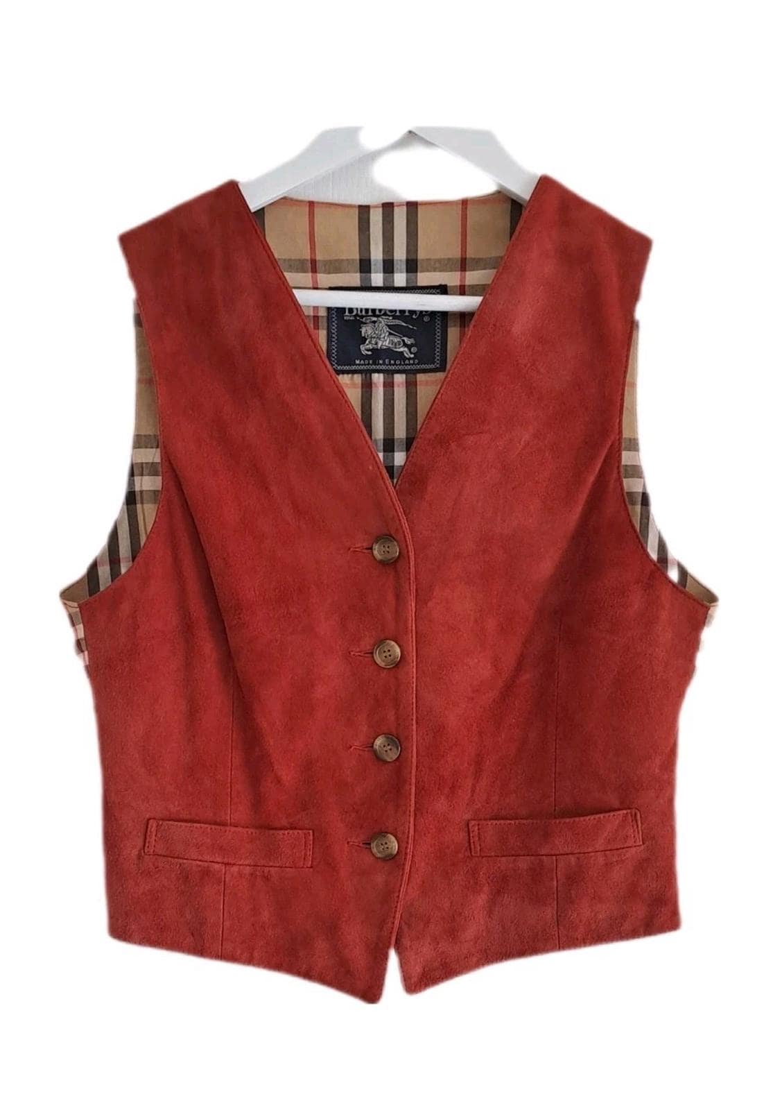 Burberry Vest - Etsy