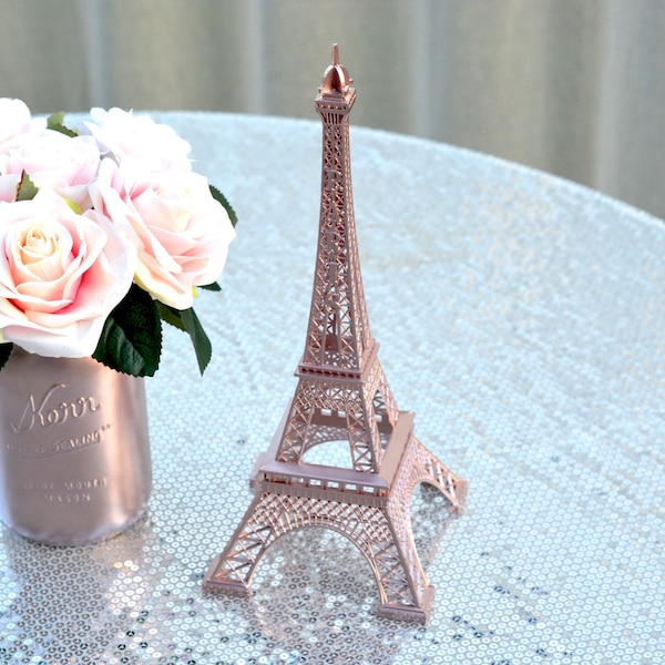 ROSE GOLD Eiffel Tower Centerpiece. Parisians Theme Decor. Paris Wedding Decor. French Centerpiece. Eiffel Tower Cake Topper. Pick Color