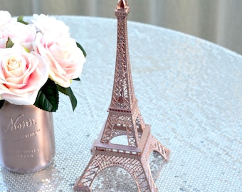 ROSE GOLD Eiffel Tower Centerpiece. Parisians Theme Decor. Paris Wedding Decor. French Centerpiece. Eiffel Tower Cake Topper. Pick Color