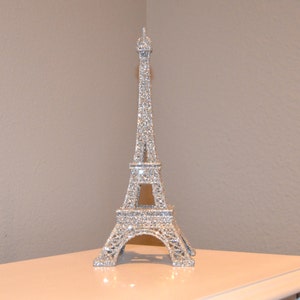 Black Eiffel Tower Statue. Large Paris Eiffel Tower Figurine