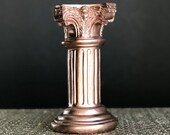 ROSE GOLD Greek COLUMN Decor. Rose Gold Candle Holder. Roman Pillar Candle Holder. Gatsby decor. Wedding Centerpiece. Pick Color