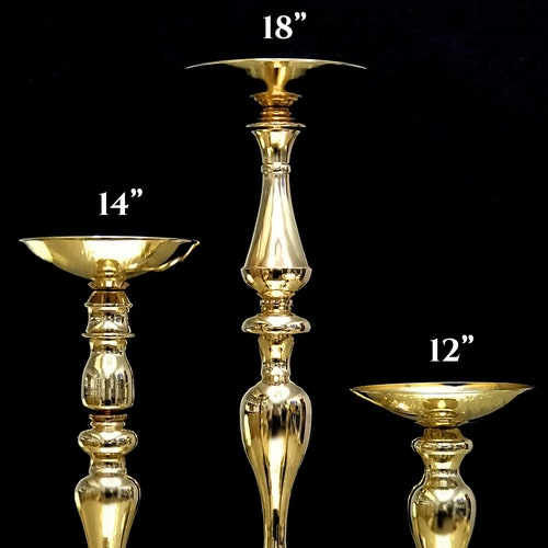 GOLD Flower Ball Stand. Gold Wedding Centerpiece Stand. Gold Etsy