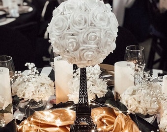 EIFFEL TOWER Centerpiece SET.  Parisians Theme Decor. Paris Wedding Decor. Destination Wedding. Paris Decor. Eiffel Tower Decor.