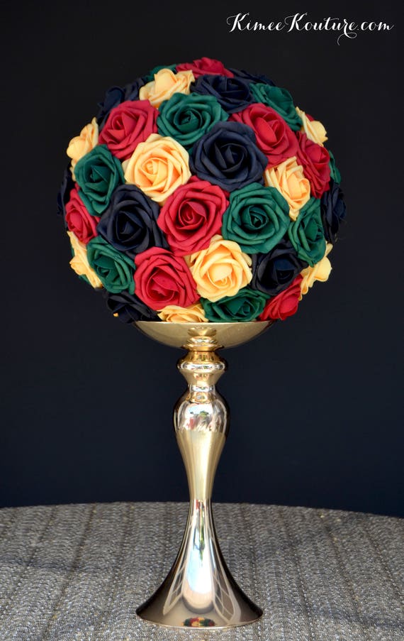 Reggae Flower Ball Wedding Centerpiece Reggae Decor Reggae Etsy