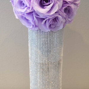 LAVENDER flower ball, WEDDING CENTERPIECE, Lilac wedding pomander, Lilac kissing ball, Lavender flower girl bouquet 7 8 10 12 14 16 18 image 2