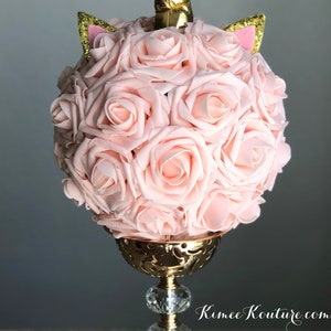 UNICORN Party Centerpiece Unicorn Birthday Party Unicorn Decor Unicorn Decoration Unicorn Flower Ball. Baby Shower. Pick Rose & Horn Color. image 9