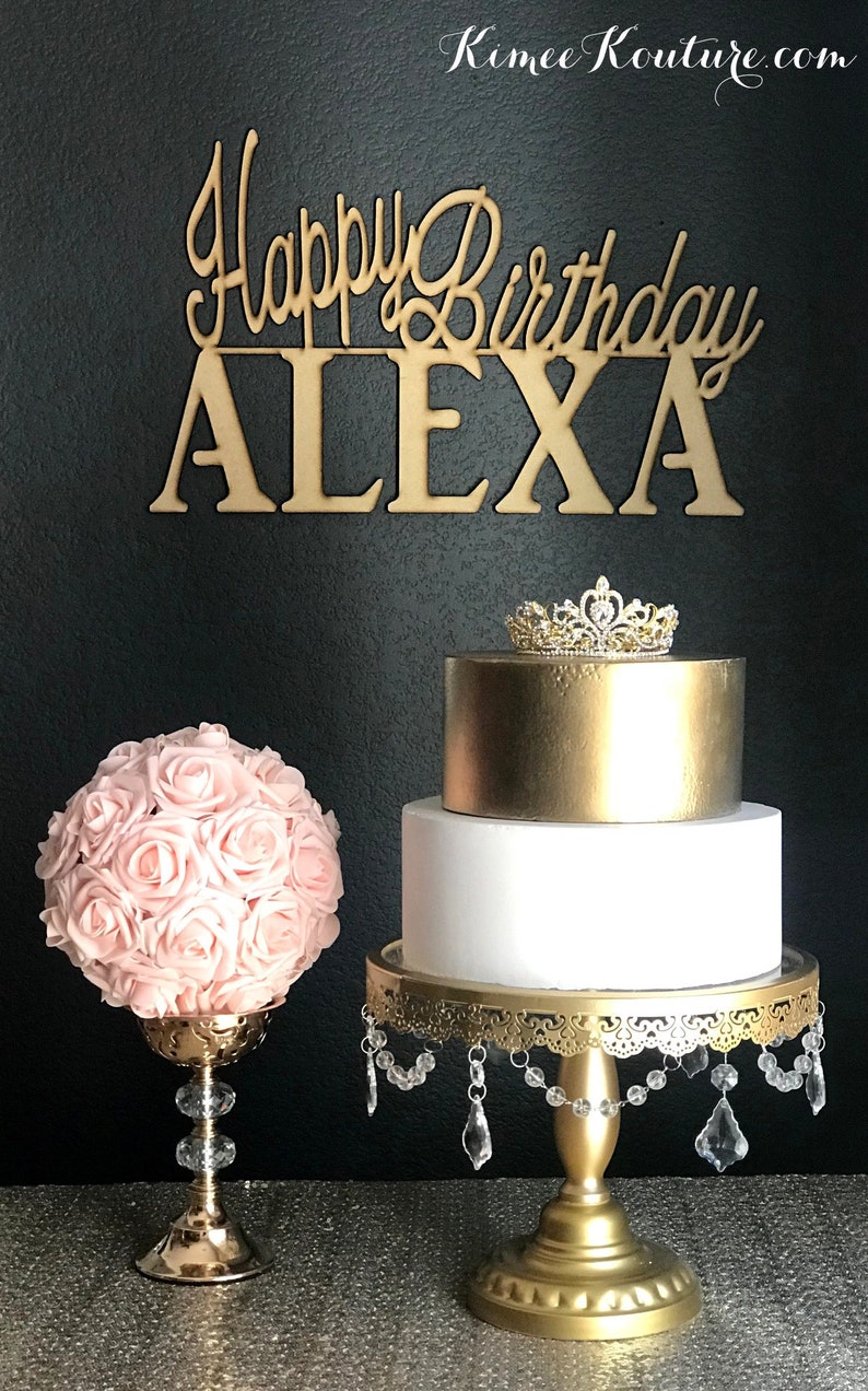 RHINESTONE TIARA Cake Topper. Gold Tiara or Silver Tiara. Etsy