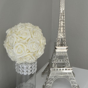 Eiffel Tower Centerpiece. Parisians Theme Decor. Paris Wedding Decor. French inspired centerpiece. Pick Your Color. image 1
