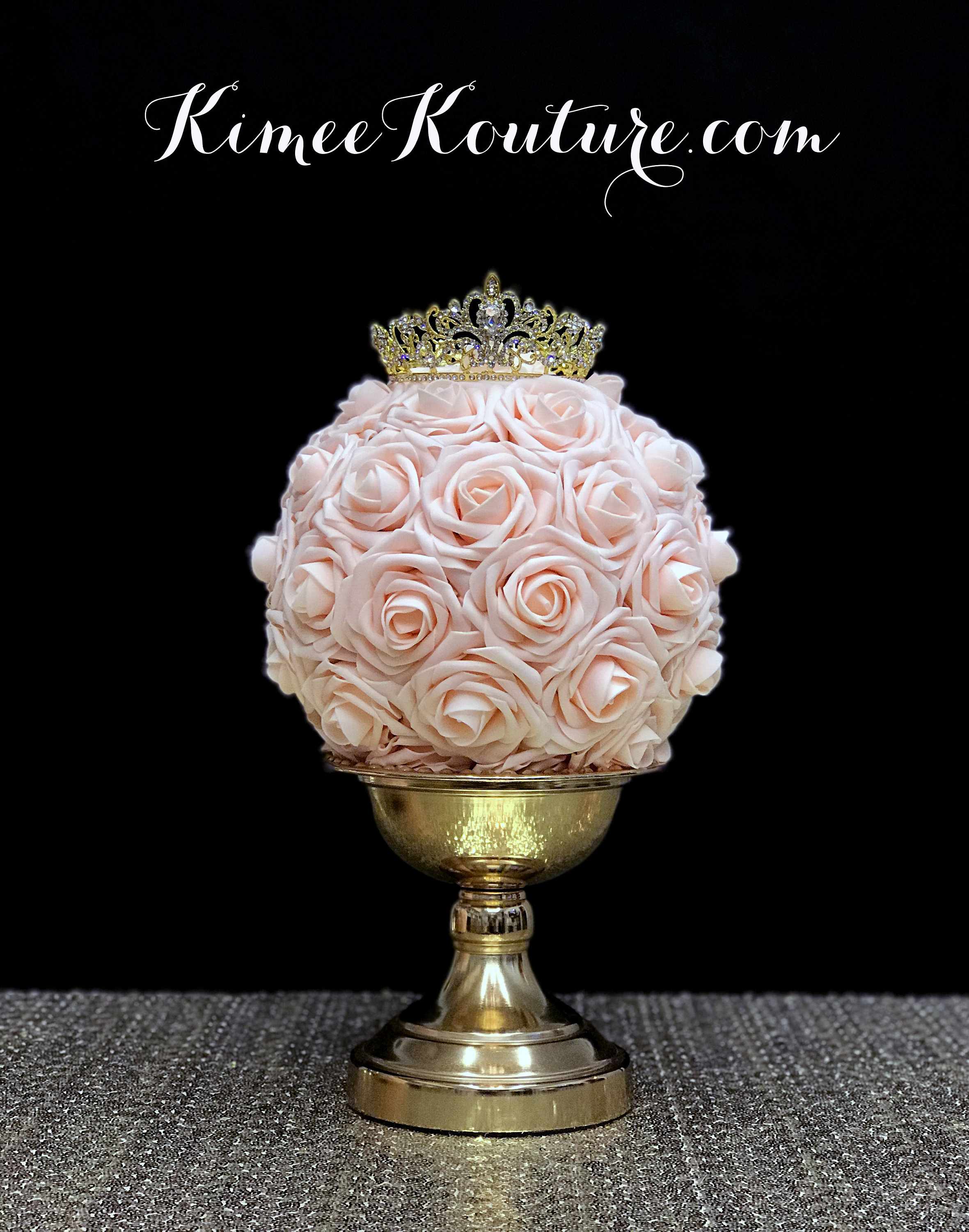 SILVER CROWN Centerpiece Princess Birthday Centerpiece TIARA Birthday