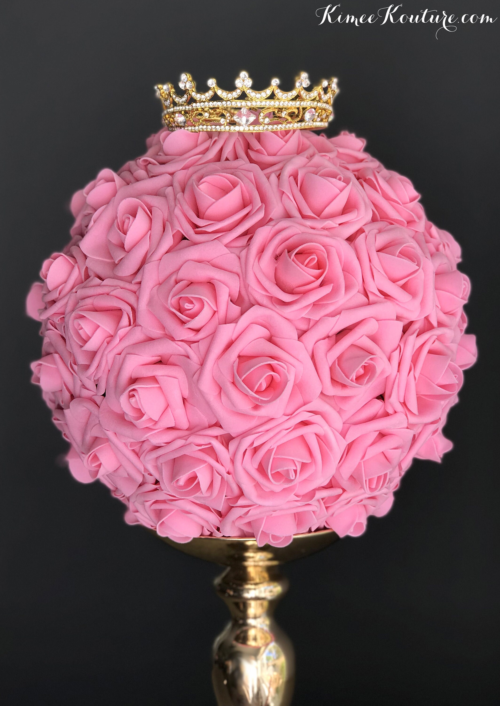 GOLD CROWN Centerpiece. Princess Birthday Centerpiece. TIARA Etsy